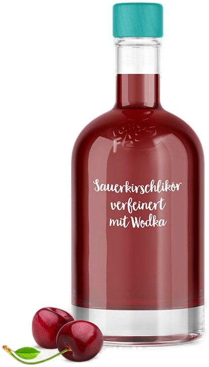 Sauerkirschlikör verfeinert mit Wodka