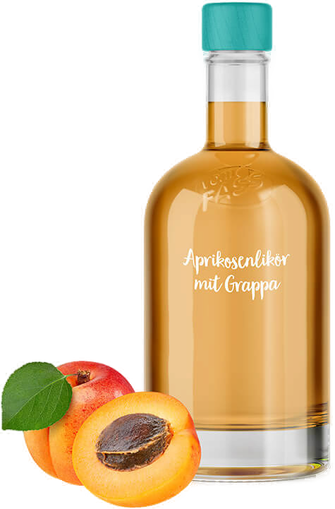 
                                Aprikosenlikör mit Grappa
                            