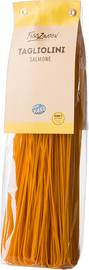 
                                Tagliolini Salmone - Lachs
                            