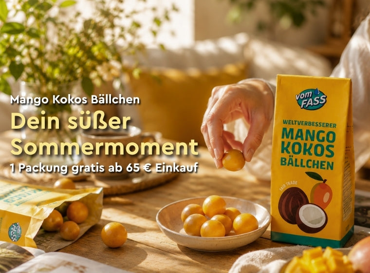 Gratis Kokos Mango Bällchen