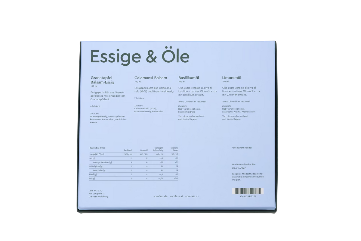 Geschenkset Essig und Öl