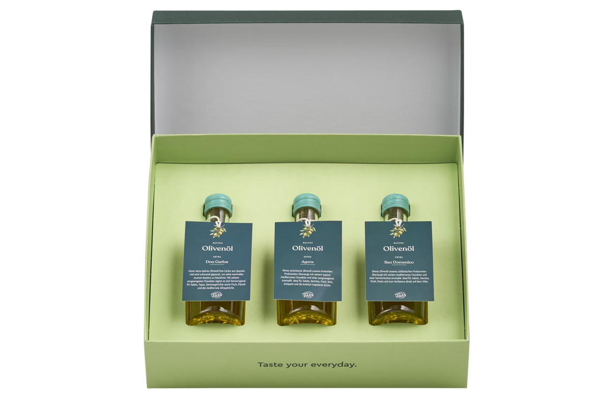 Geschenkset Olivenöle