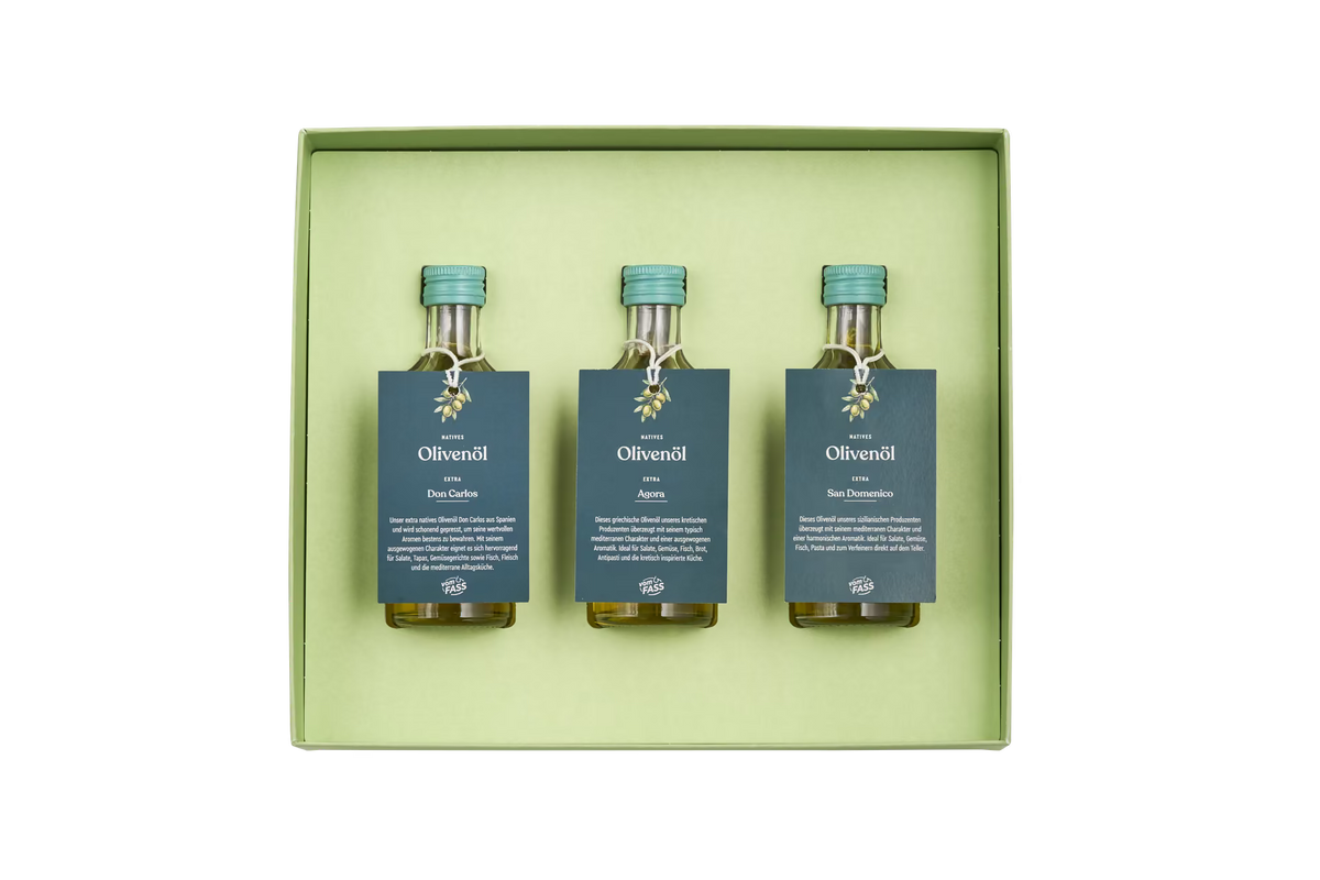 Geschenkset Olivenöle