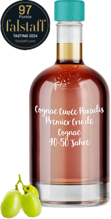 Cognac Cuvée Paradis, Premier Cru de Cognac 40 Jahre