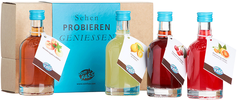 Geschenkset "Fruchtliköre zum Probieren"