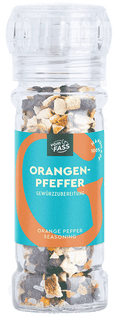 Orangenpfeffer in der Mühle