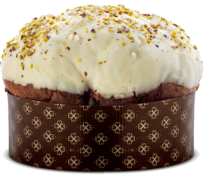 Panettone mit Pistazienfüllung