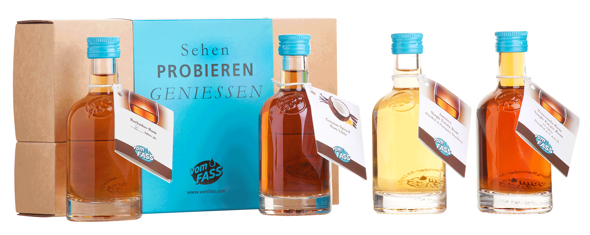 Karibischer Rum Tasting-Set