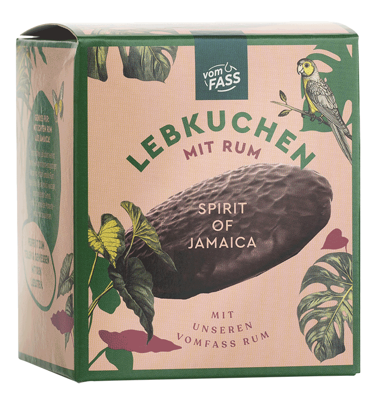 
                                Lebkuchen mit Rum Spirit of Jamaica
                            