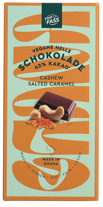 
                                Bio-Schokoladentafel Cashew Salted Caramel
                            