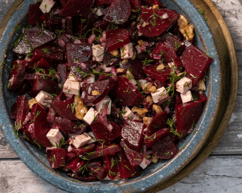 Rote-Bete-Salat mit Maletti Bianco