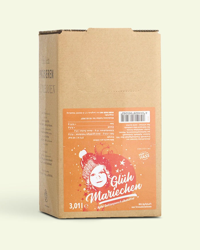 Glüh-Mariechen Apfel-Quittenpunsch alkoholfrei 3,01 Liter Bag in Box