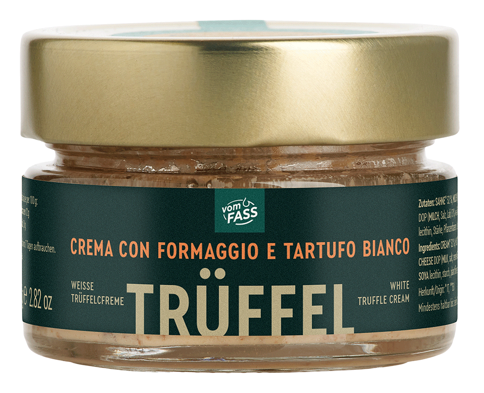 Crema con formaggio e tartufo bianco