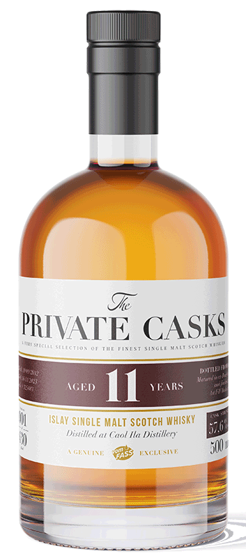 
                                Islay Single Malt Scotch Whisky Distilled at Caol Ila Distillery Single Cask # 328341, 11 Jahre (500 ml)
                            