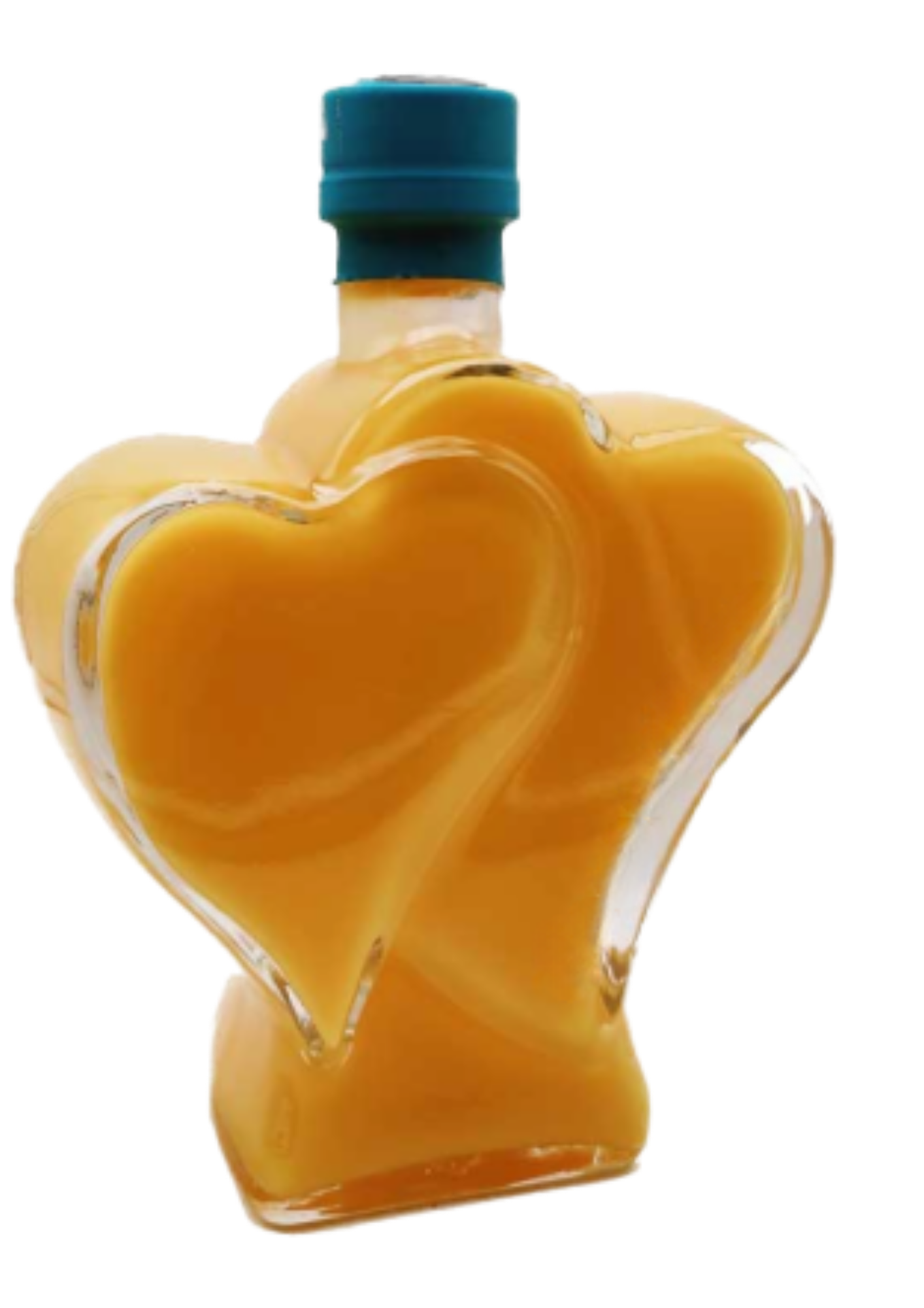 Eierlikör in Herzflasche