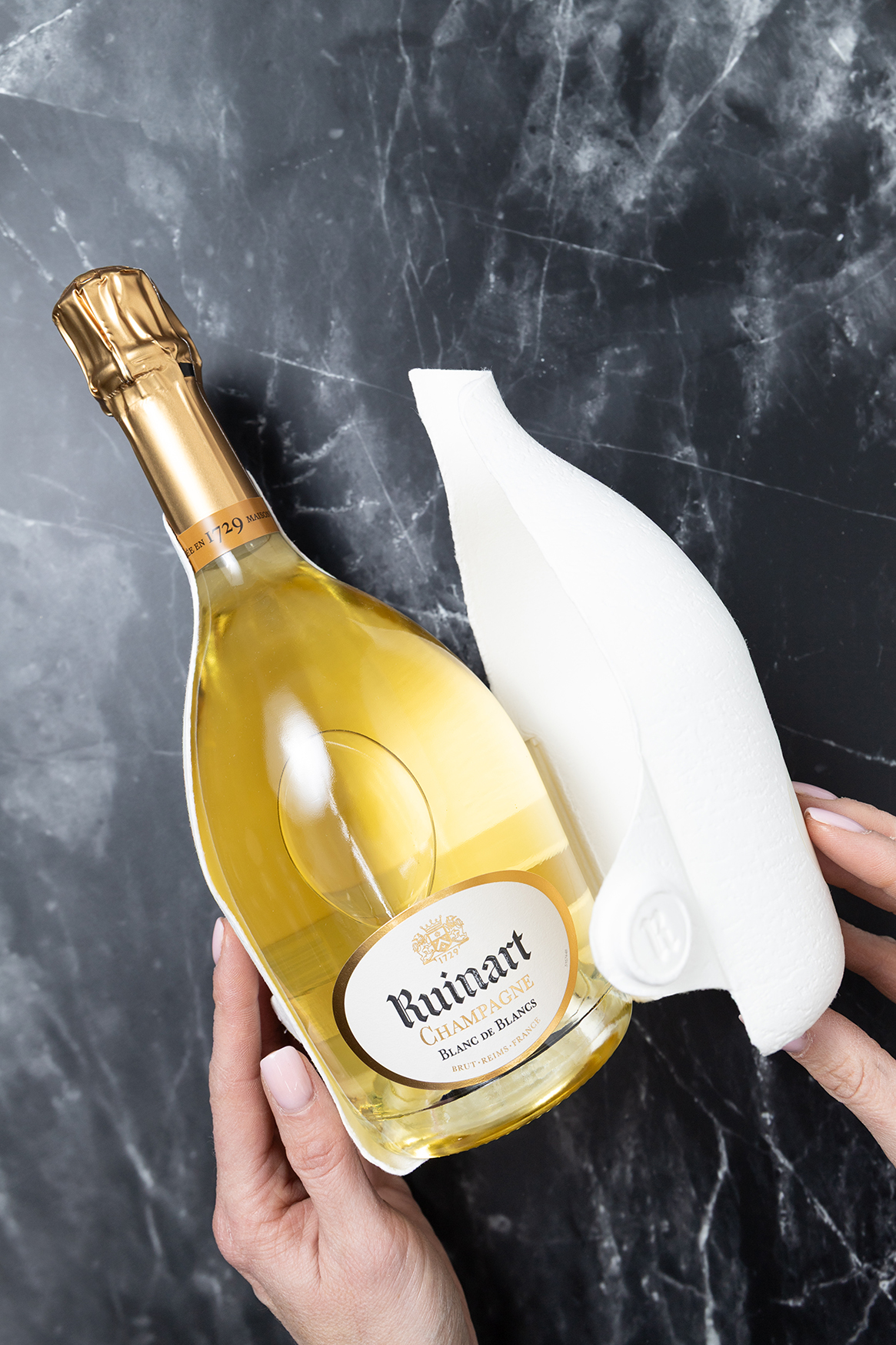 	Ruinart Blanc de Blancs. 12,5 % Vol., 0,75 l Fl., inkl GePa