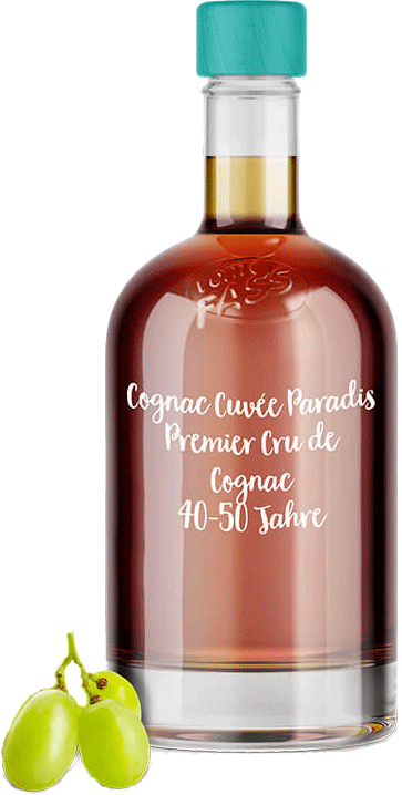 Cognac Cuvée Paradis, Premier Cru de Cognac 40 Jahre