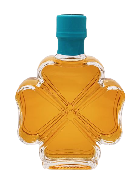 Coconut Spiced Rum-Likör in der Schmuckflasche "Kleeblatt"