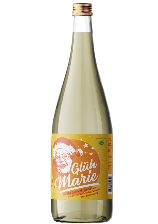 Glüh Marie Glühwein aus Weisswein 1 Liter Flasche