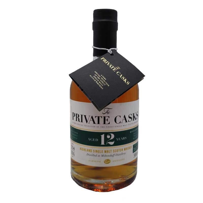 Speyside Single Malt Scotch Whisky Distilled at Miltonduff Distillery Single Cask, Cask Strength, 12 Jahre, (500) #L1920119