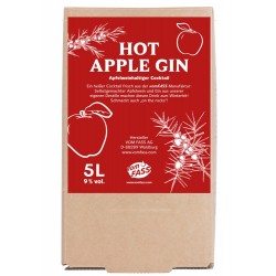 Hot Apple Gin, 5 Liter Bag in Box