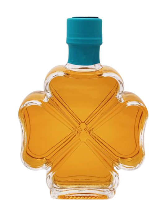 Coconut Spiced Rum-Likör in der Schmuckflasche "Kleeblatt"