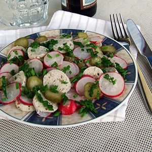 Weißwurst-Radieschen-Salat